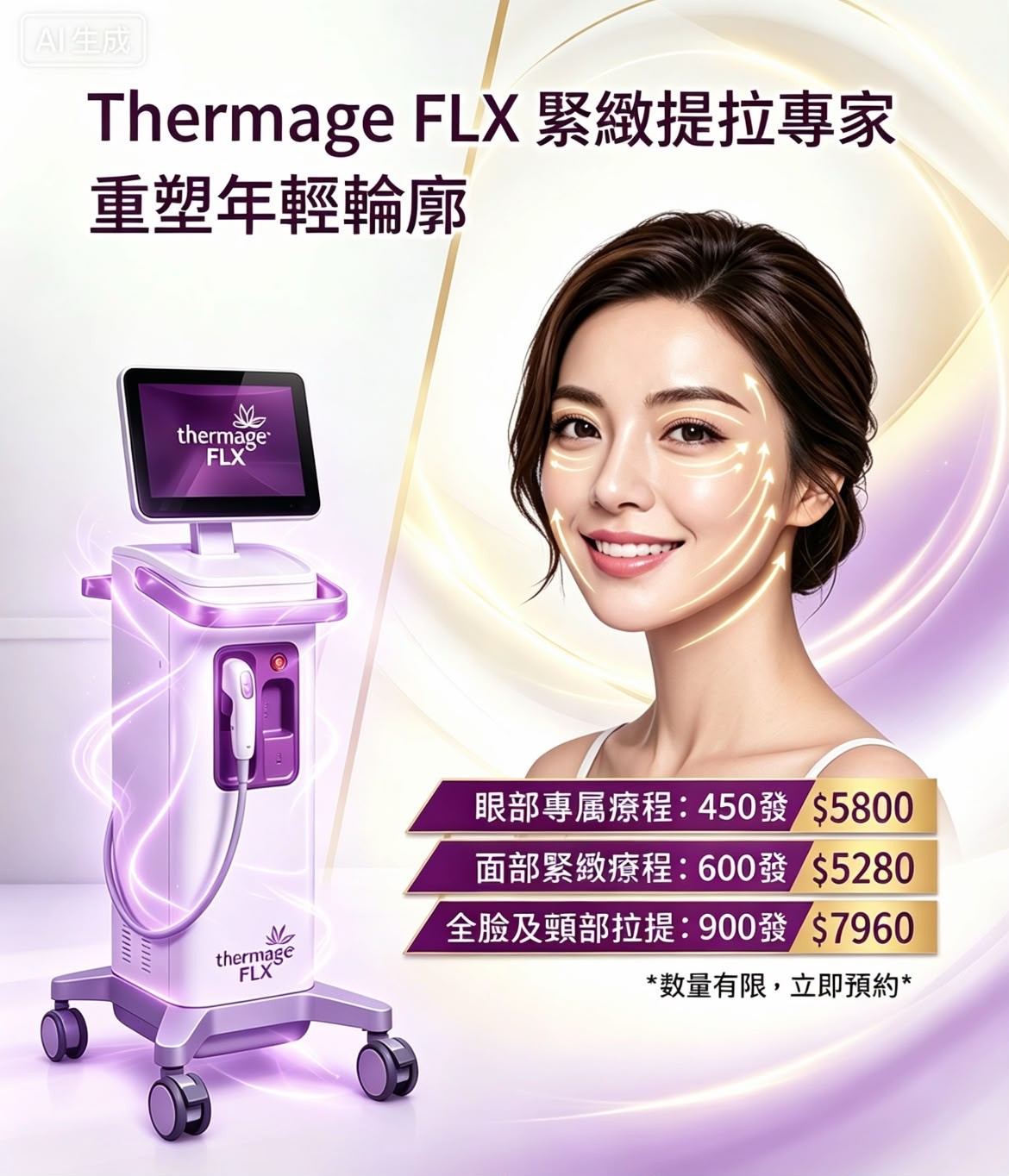 Thermage x Ultherapy 逆轉肌齡